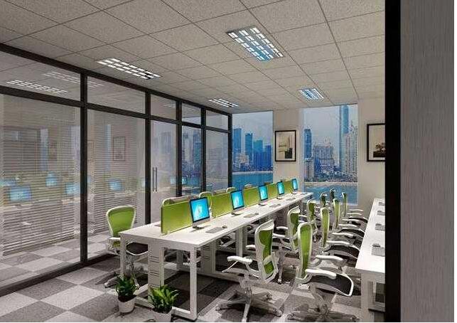 大空间装饰手法应用于小型办公室装修